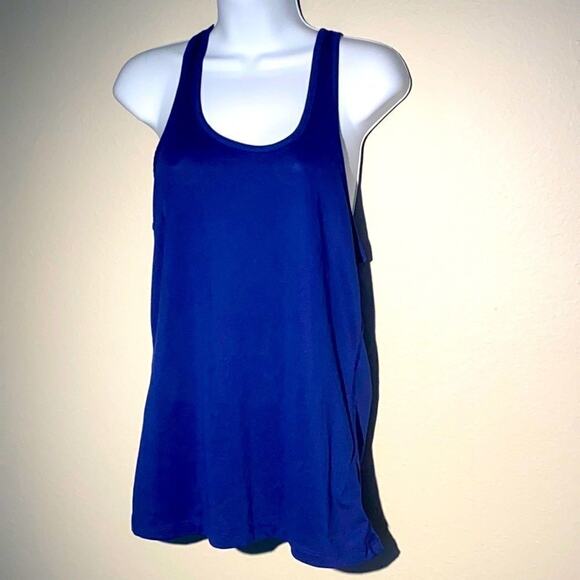 Nike dri-fit racer back top Royal Blue M - Picture 1 of 10
